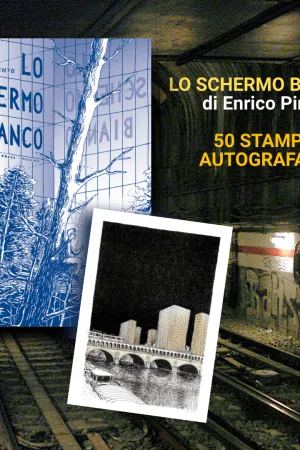 Lo schermo bianco CON STAMPA AUTOGRAFATA